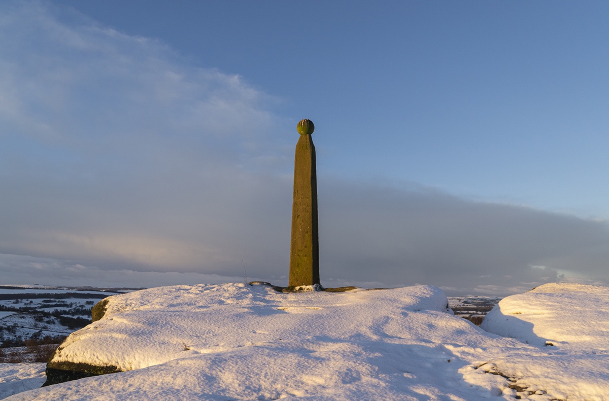 A Glimpse of Nelson's Monument