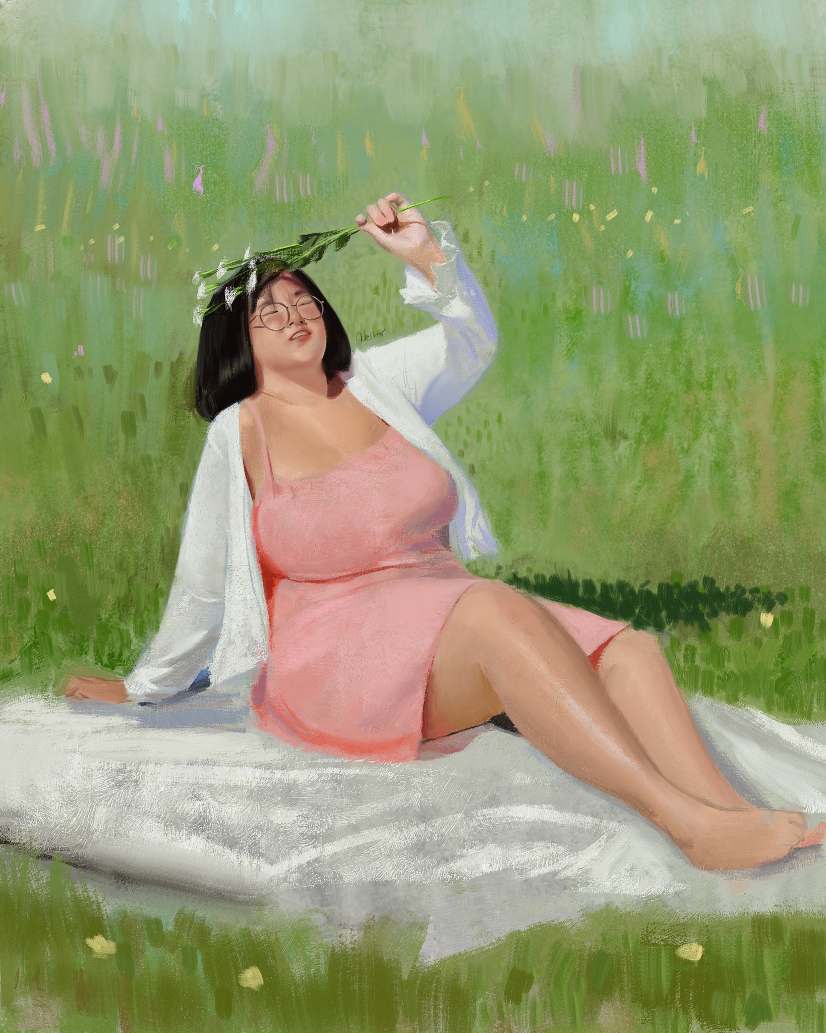 Check Out This Simple Yet Stunning Portrait I Painted!