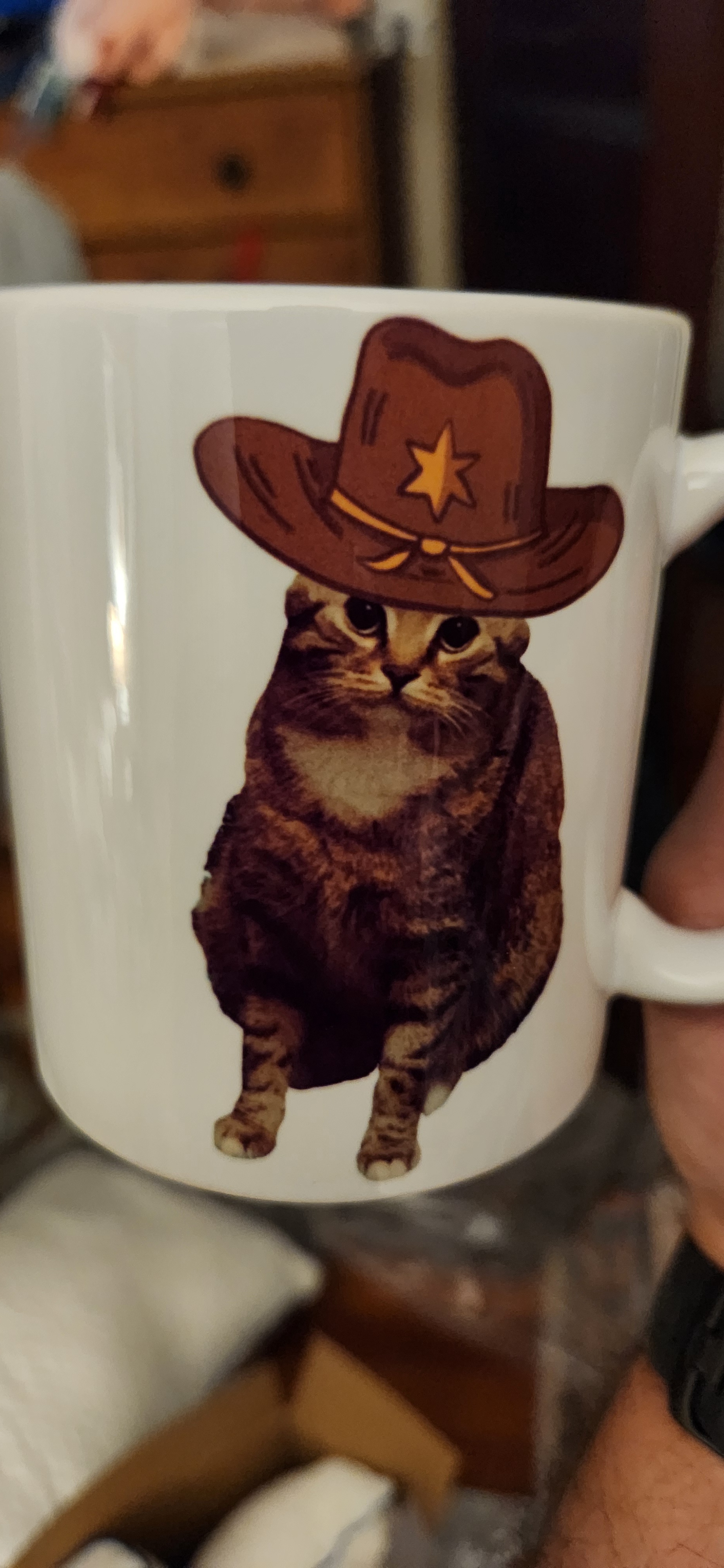 The Cat Sheriff Mug: Purr-fect for Cat Lovers