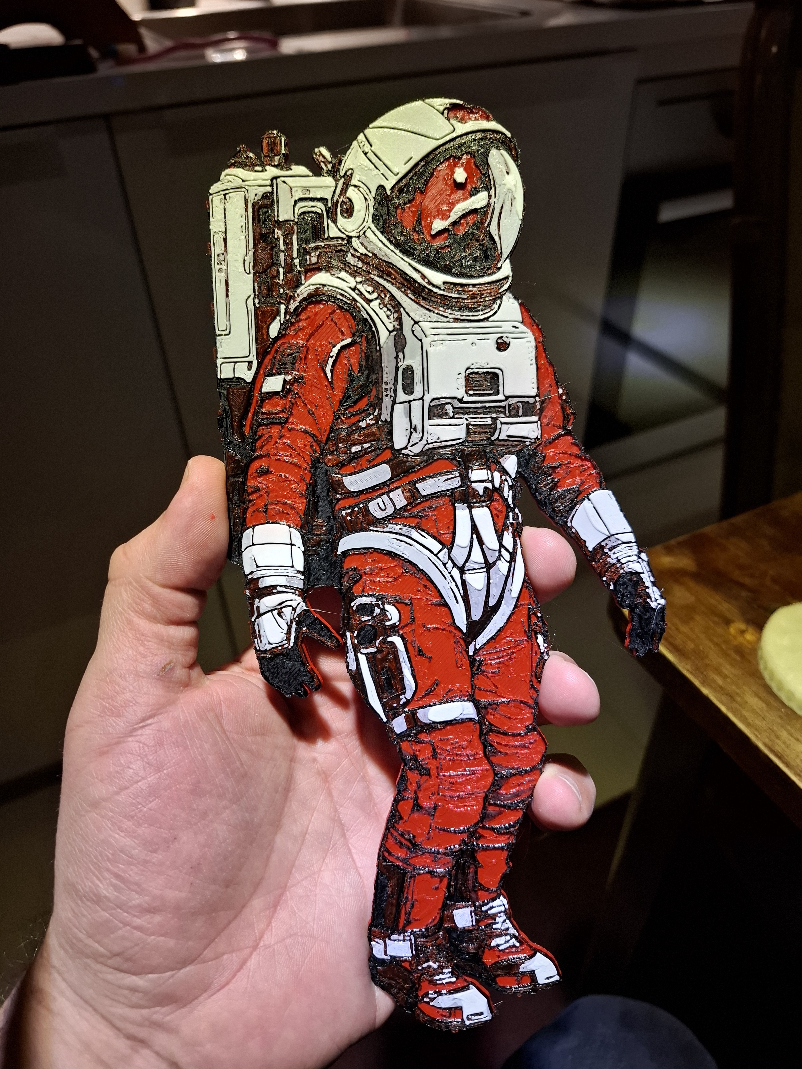 My First 3D Print with HueForge