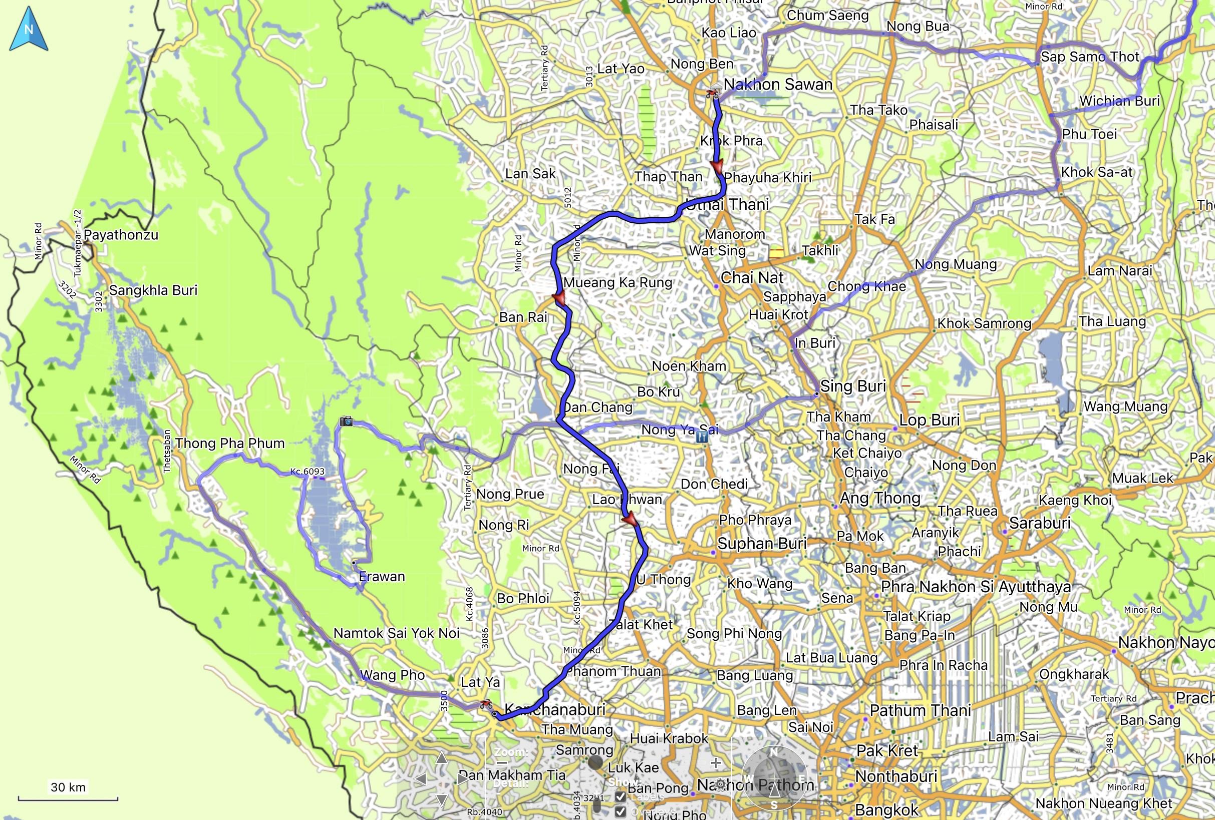 A 6-day adventure to Kanchanaburi and back!