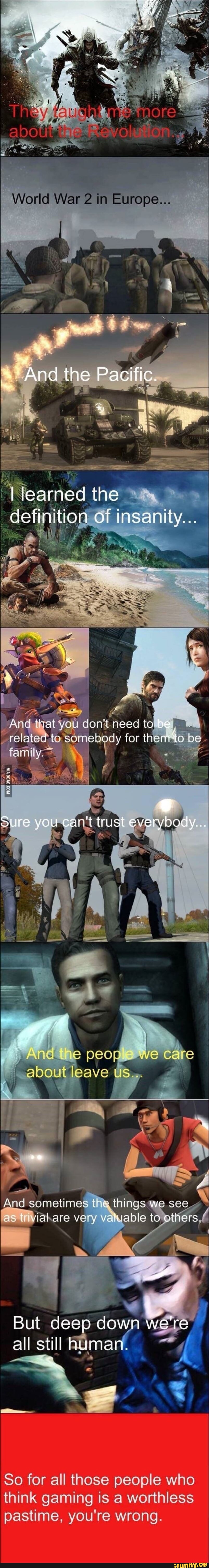 Gaming: The Real Teacher of Life Lessons
