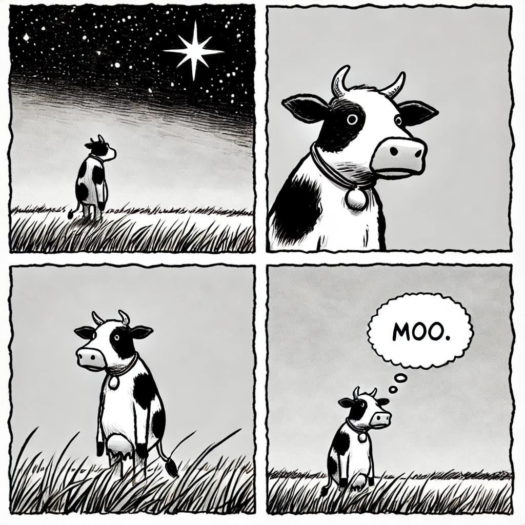 Just Moo: The Simplicity of Life