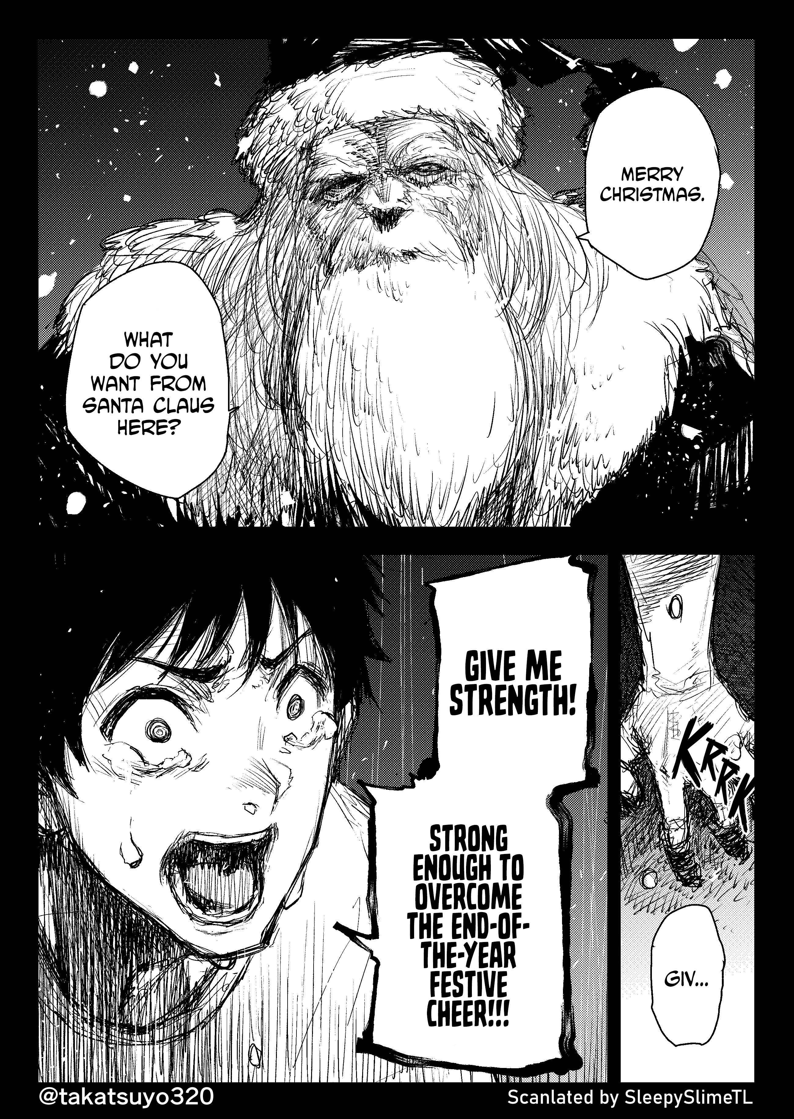 A Holiday Manga Tale: Hardcore Santa and the Spirit's Wail