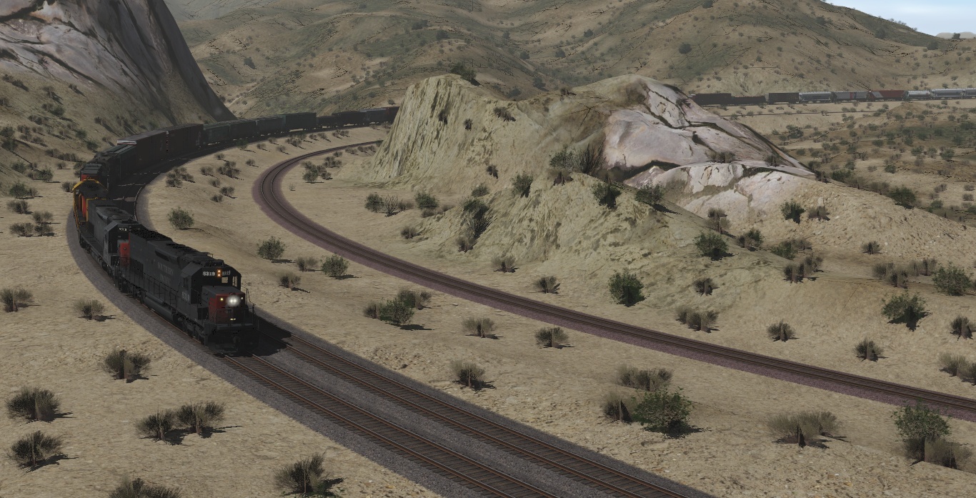 Nostalgic Train Journey Through Cajon Pass - May 1994