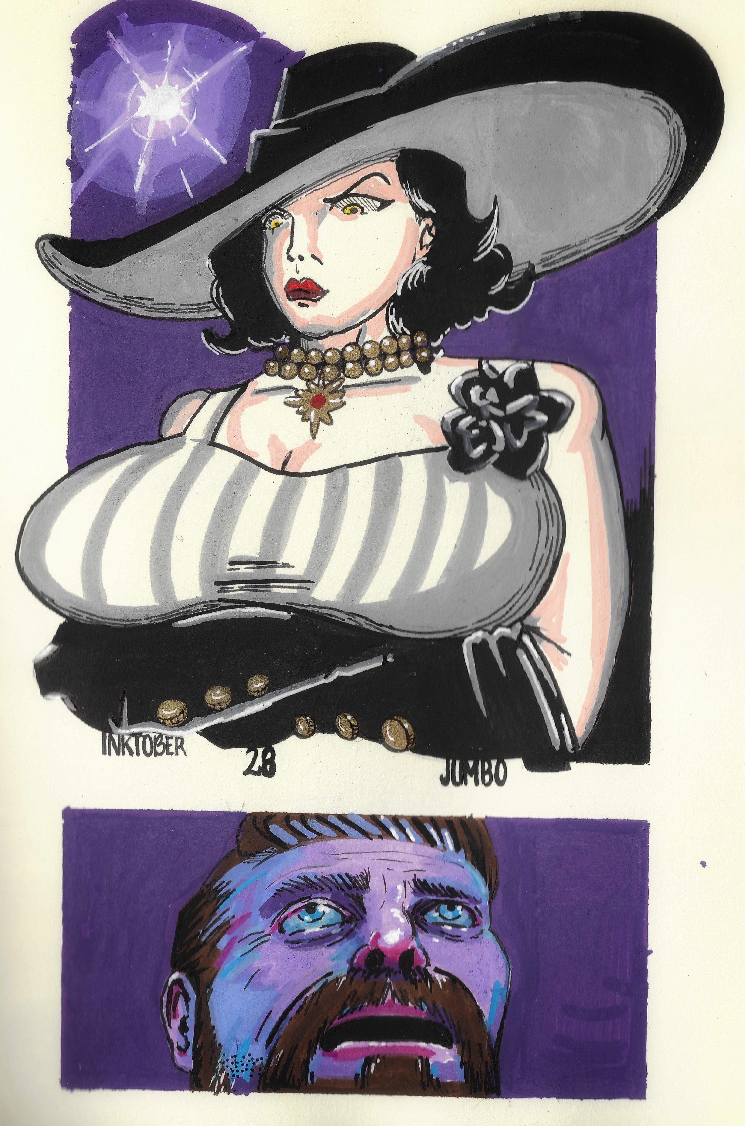Inktober Day 28: The Jumbo Challenge