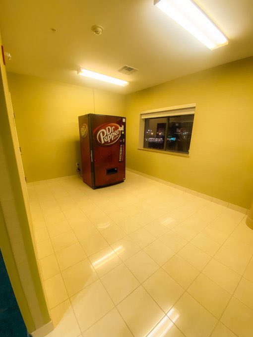 Exploring the Backrooms: Guess What I Found? A Dr. Pepper Machine!