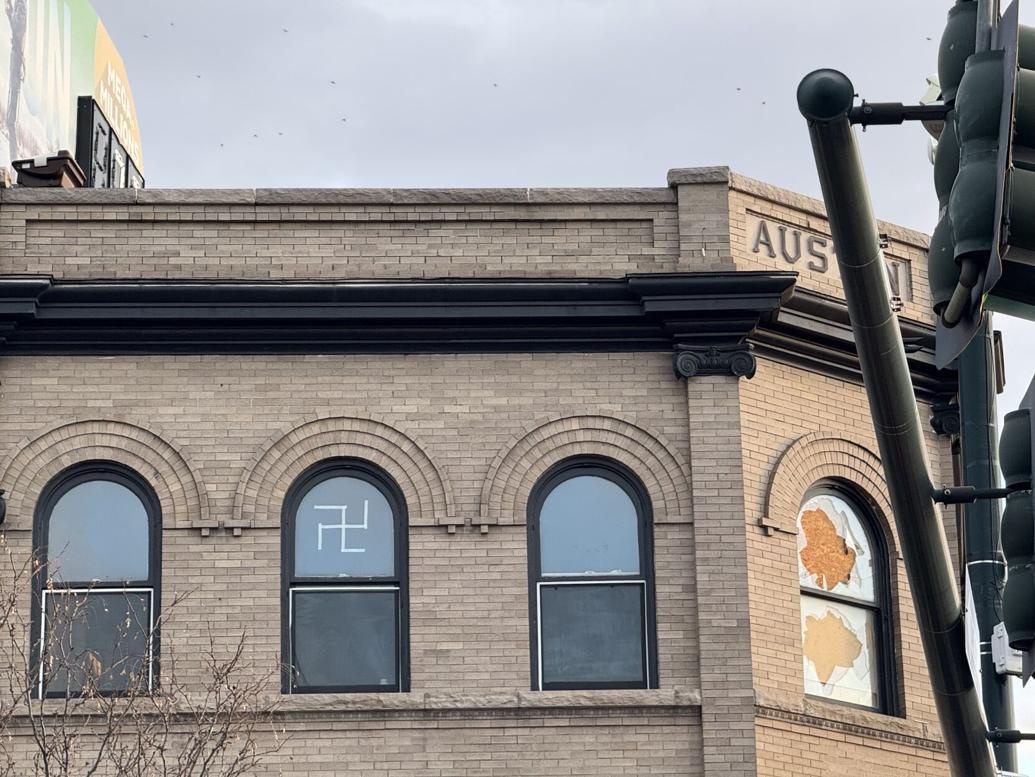 A Nazi Symbol Resurfaces on a Denver Building After Being Destroyed