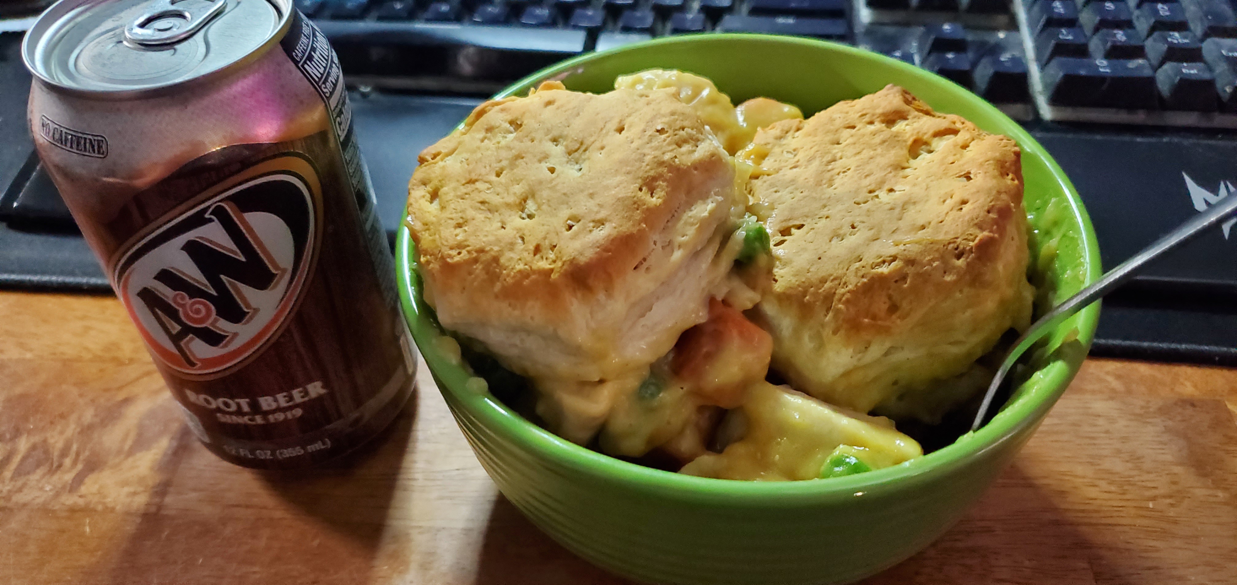 Check Out My Homemade Chicken Pot Pie from a Few Days Ago!