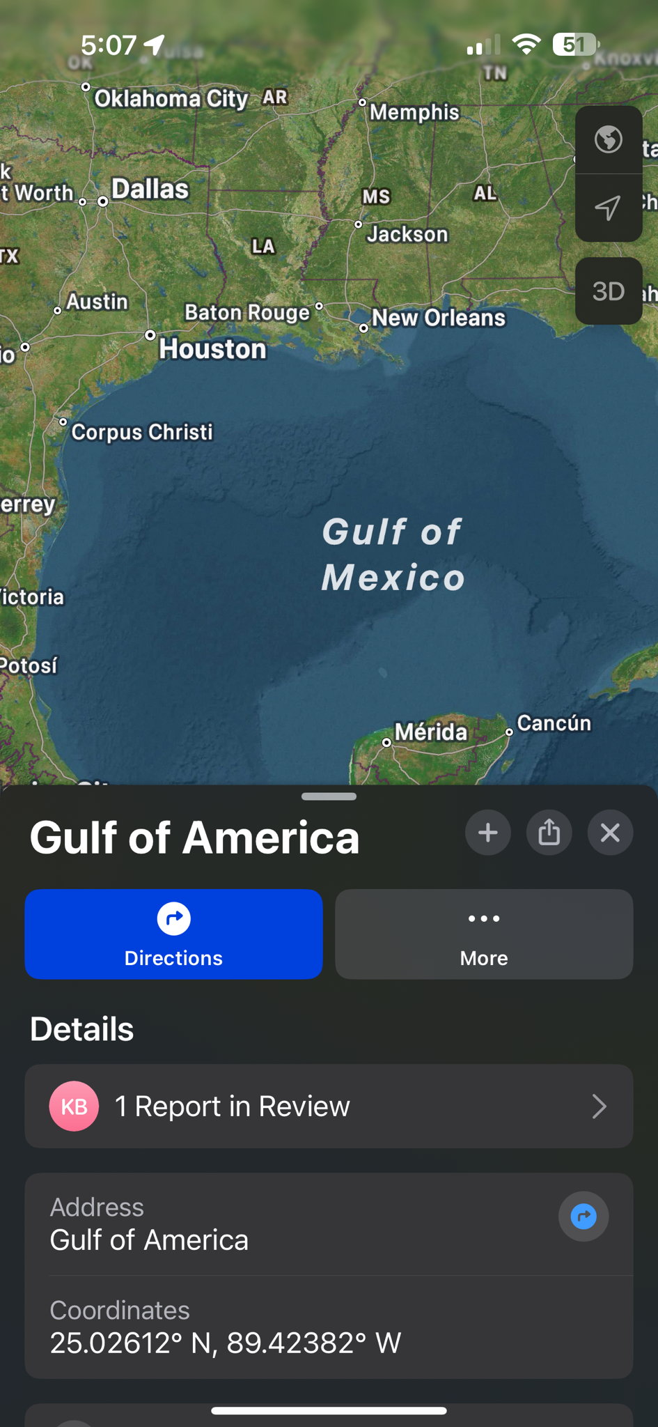 That Moment When You Tap on the Gulf of Mexico