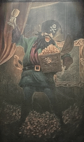 The Enigmatic Changing Portrait of Blackbeard in the Haunted Mansion Parlor