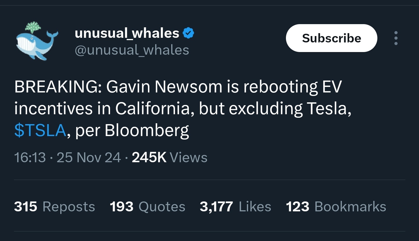 California's Bold Statement: Forget Tesla and Musk!