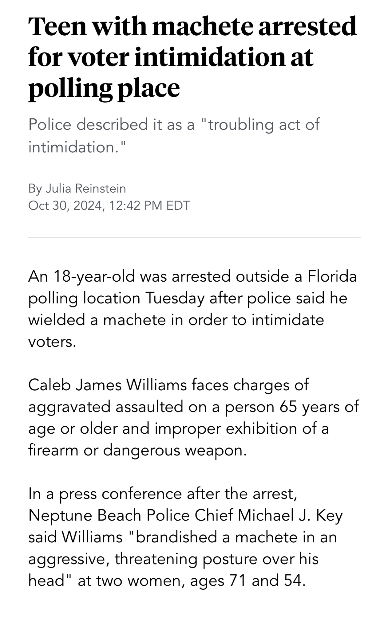 MAGA Teen Arrested in Florida: What happened?