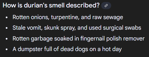 I Googled 'Durian Smell' and the Results Were Exactly What I Expected