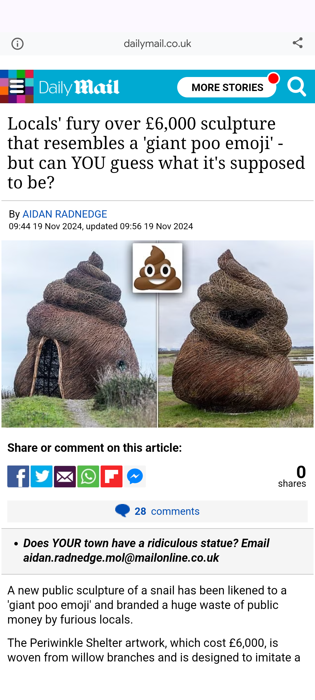 Is this the most extravagant poop in the world?