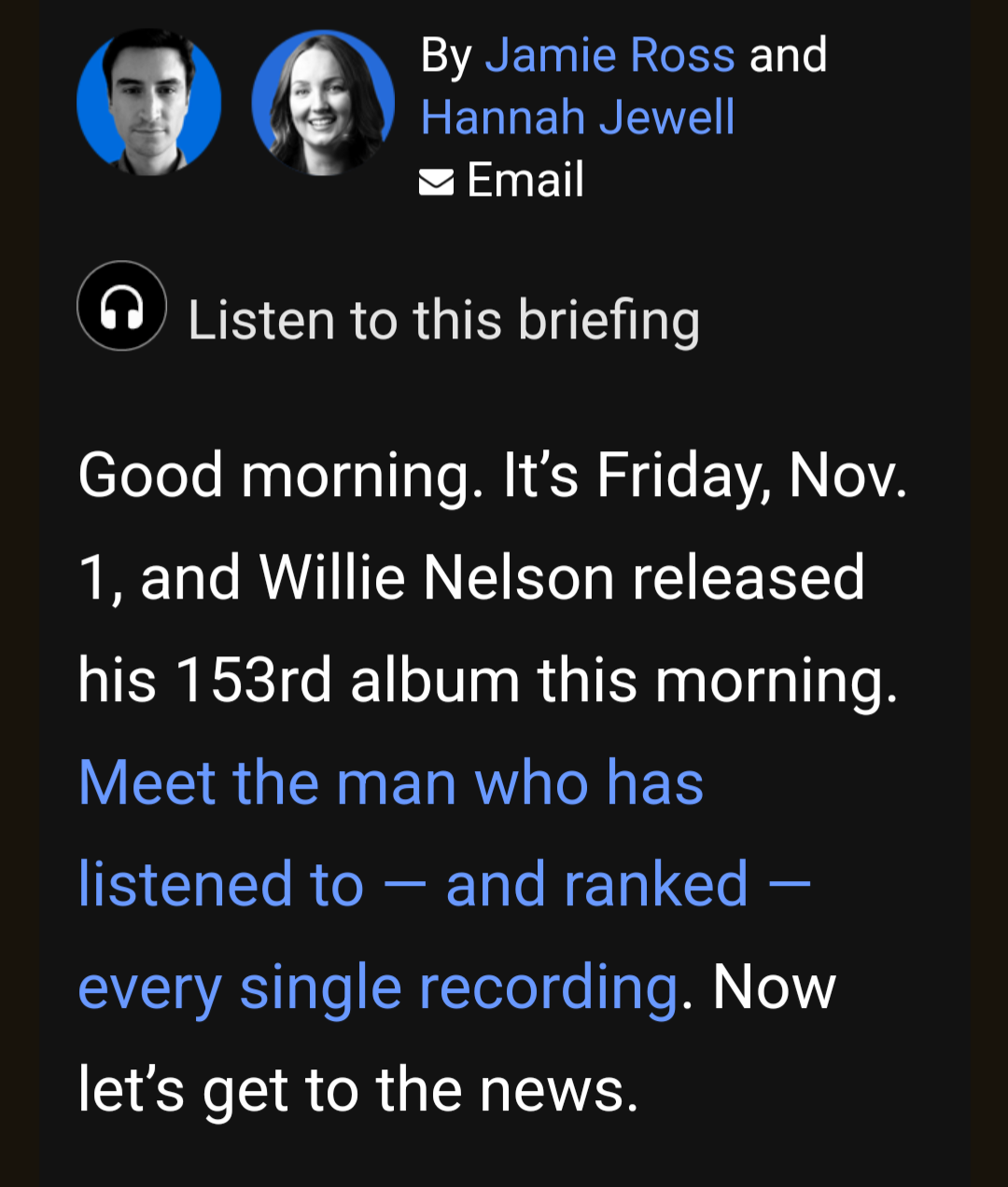 91 Years Young and 153 Albums Later: Who Knew?