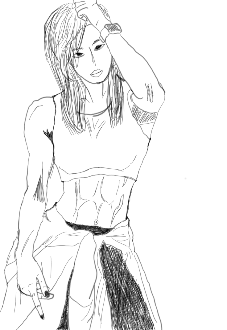 Check out my first attempt at digital art! :3