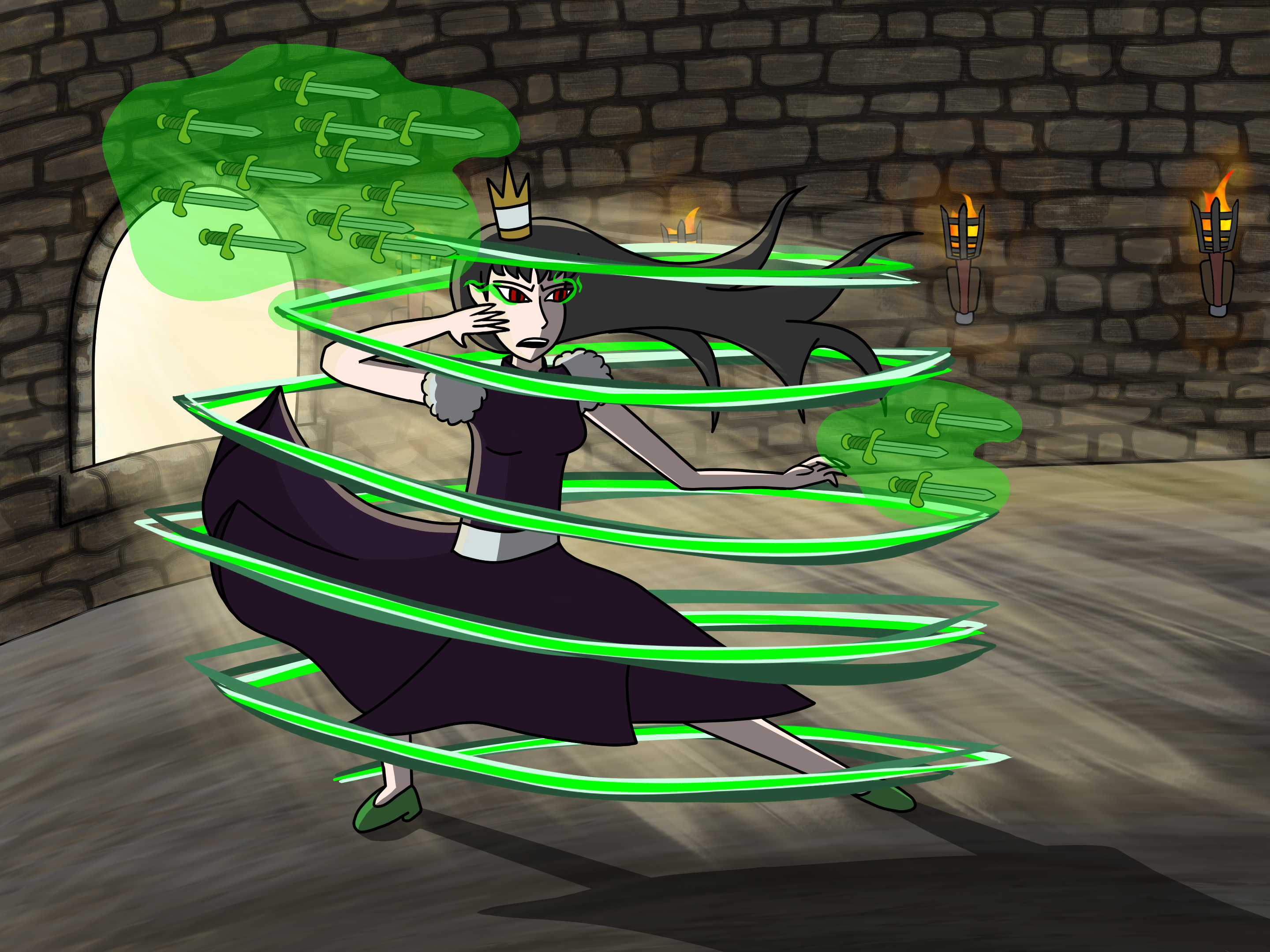 Check out this new character I'm creating; not my best work, but great practice!