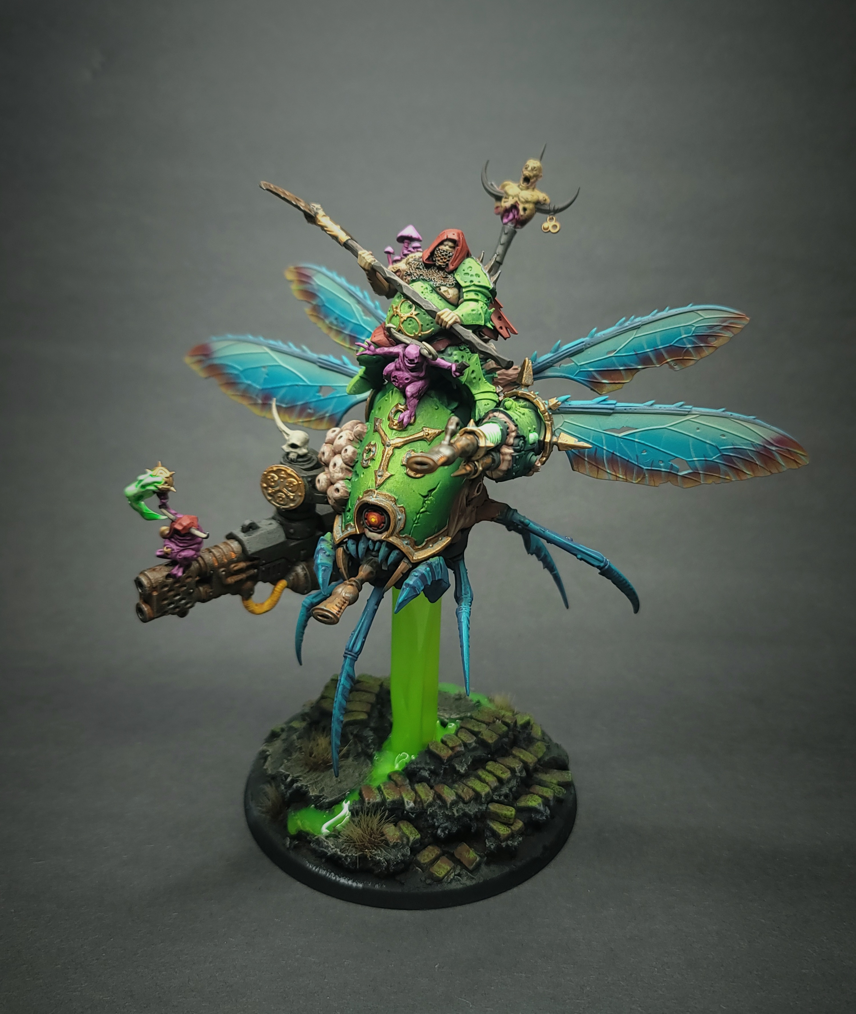 Behold the majestic completion of Drone Lord Slimecrust!