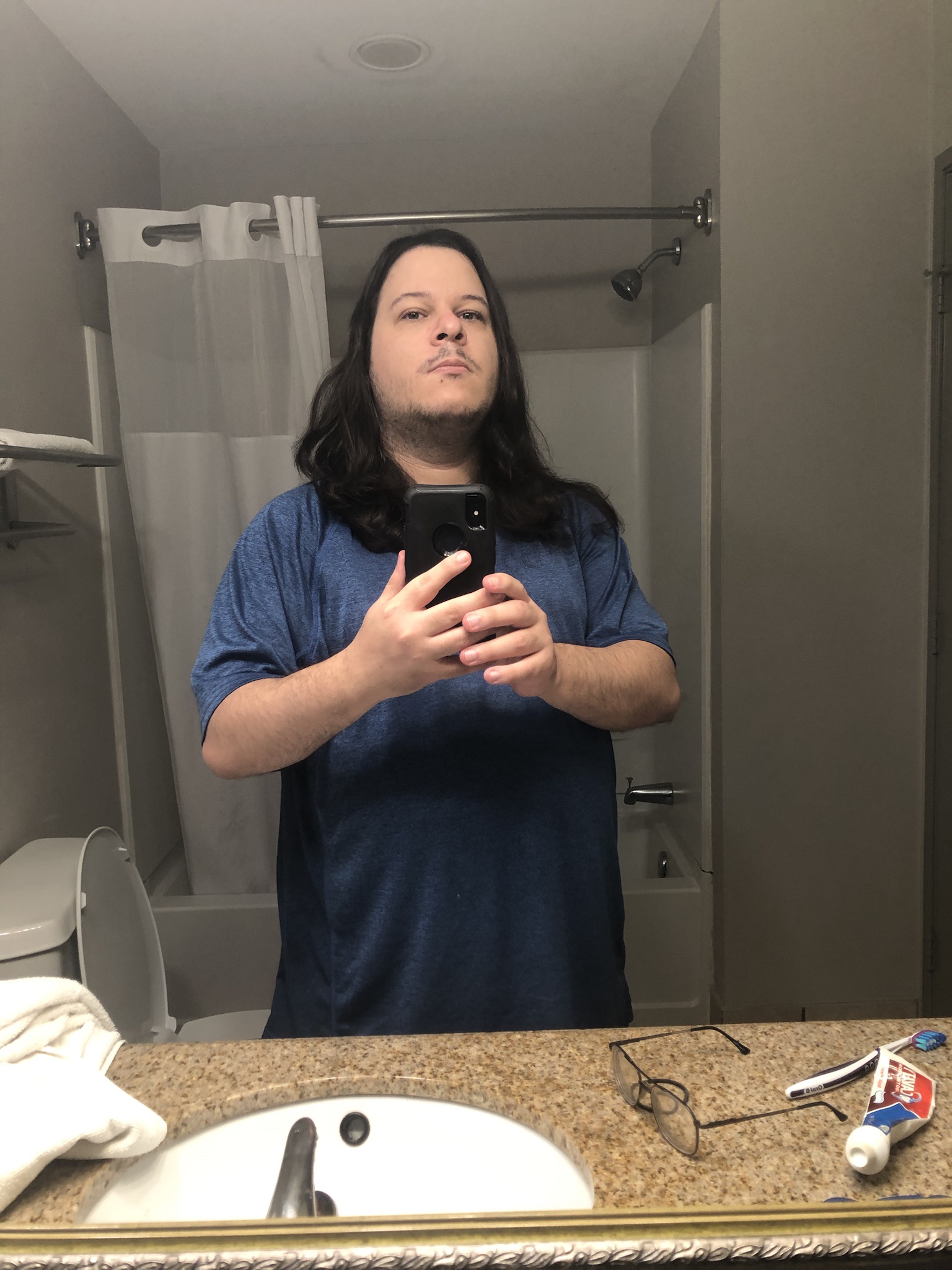 Xmas Selfie from the Hotel Room