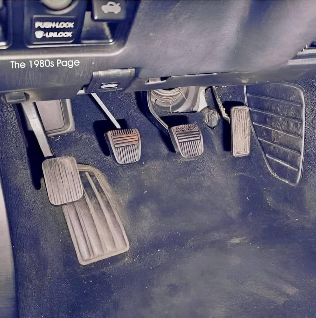 Unfortunately, No High Beam Foot Button Here