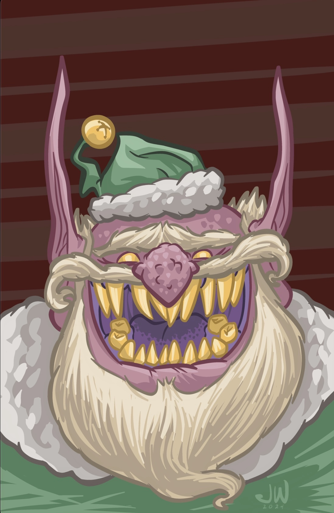 You'd Better Watch Out! A Digital Drawing by Me