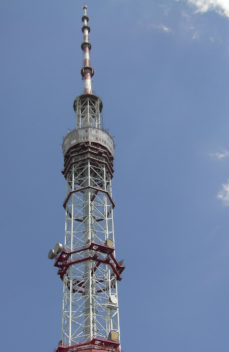 The iconic Kiev TV Tower in all its glory.