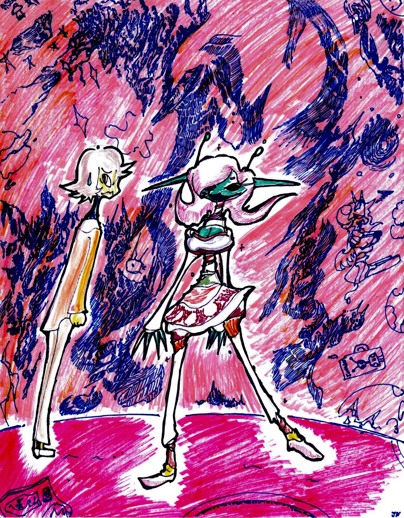 Martian buddy and friends join the fun!