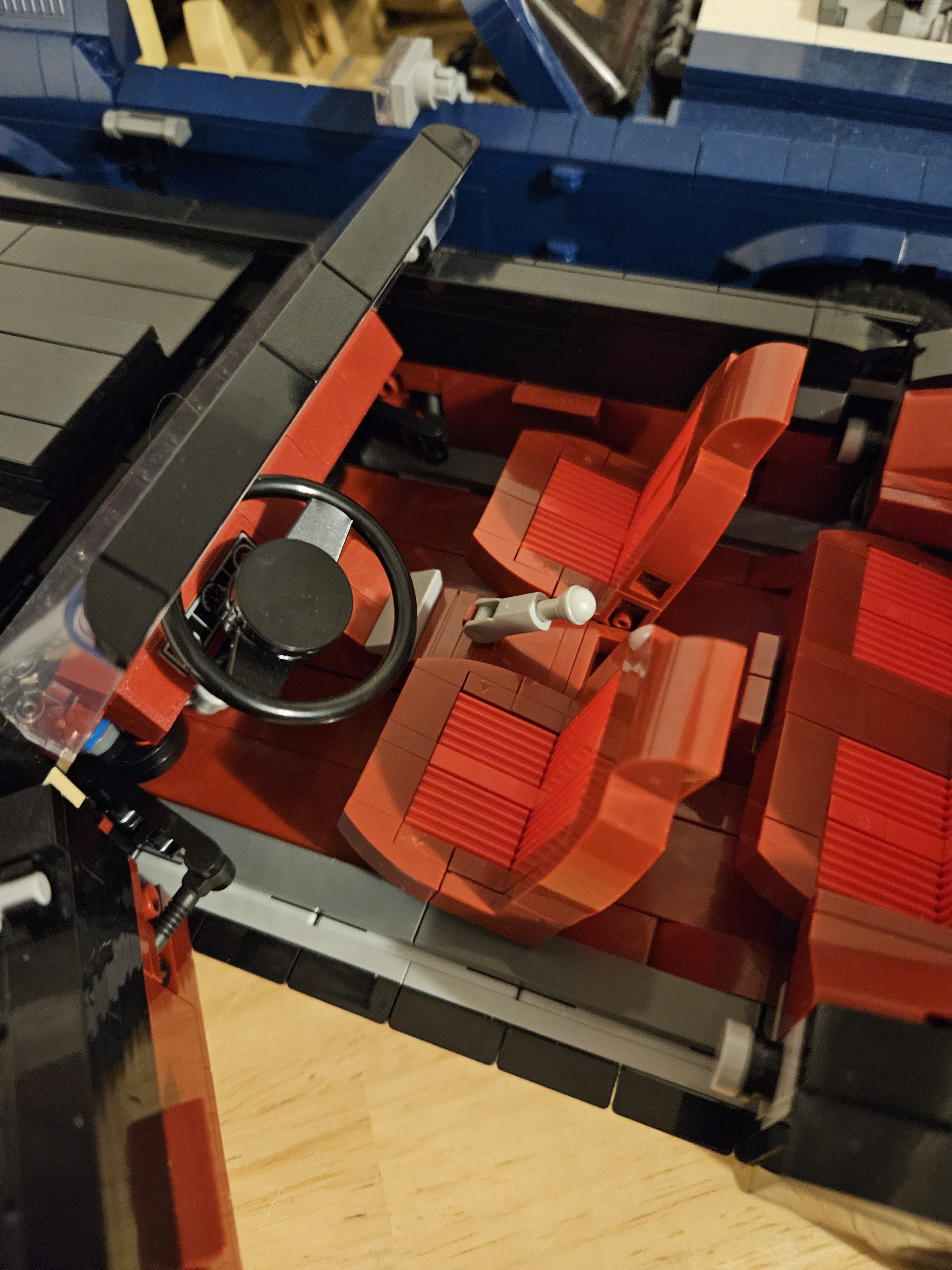 A Bold Splash of Red Interior