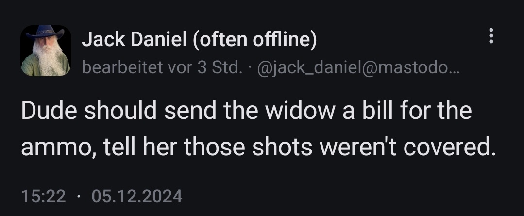 Shots have definitely been fired... uh, yeah