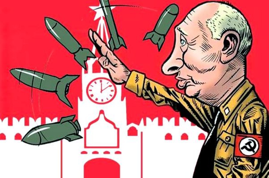 Putin in caricature form: A satirical take