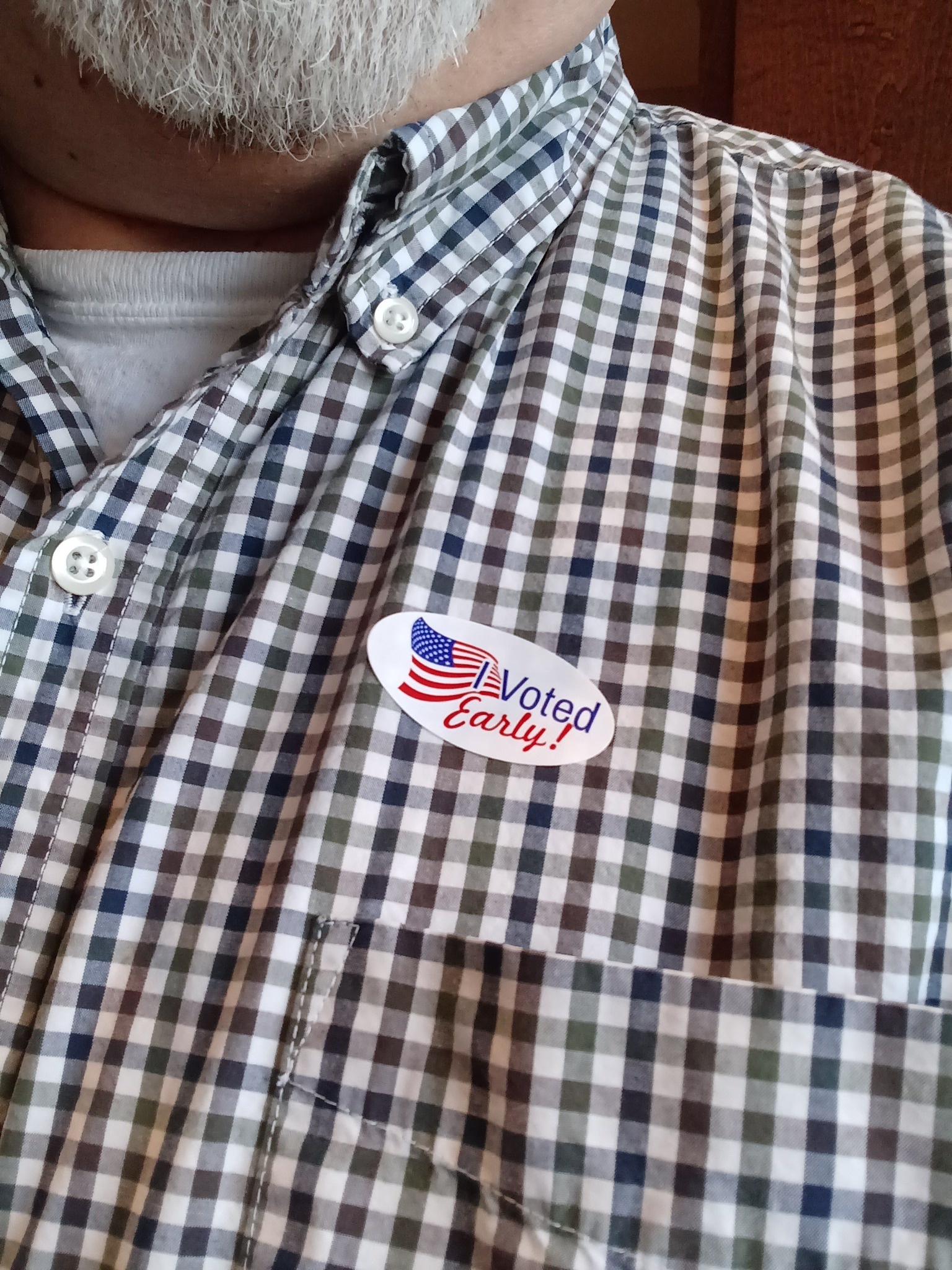 I cast my vote today in Iowa, but I missed out on the cool sticker I could have snagged in Michigan!