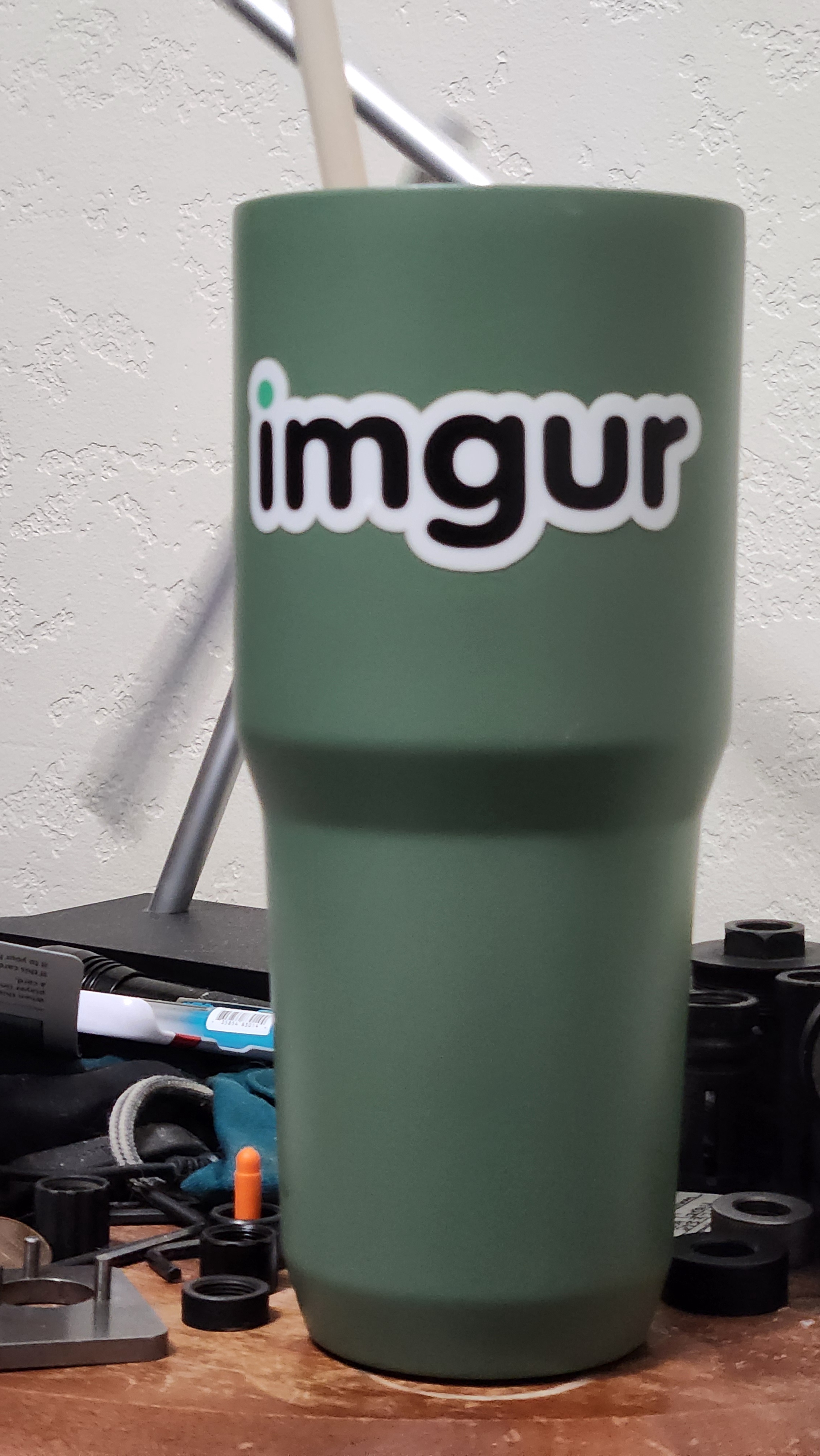 My Stylishly Stickered Tumbler