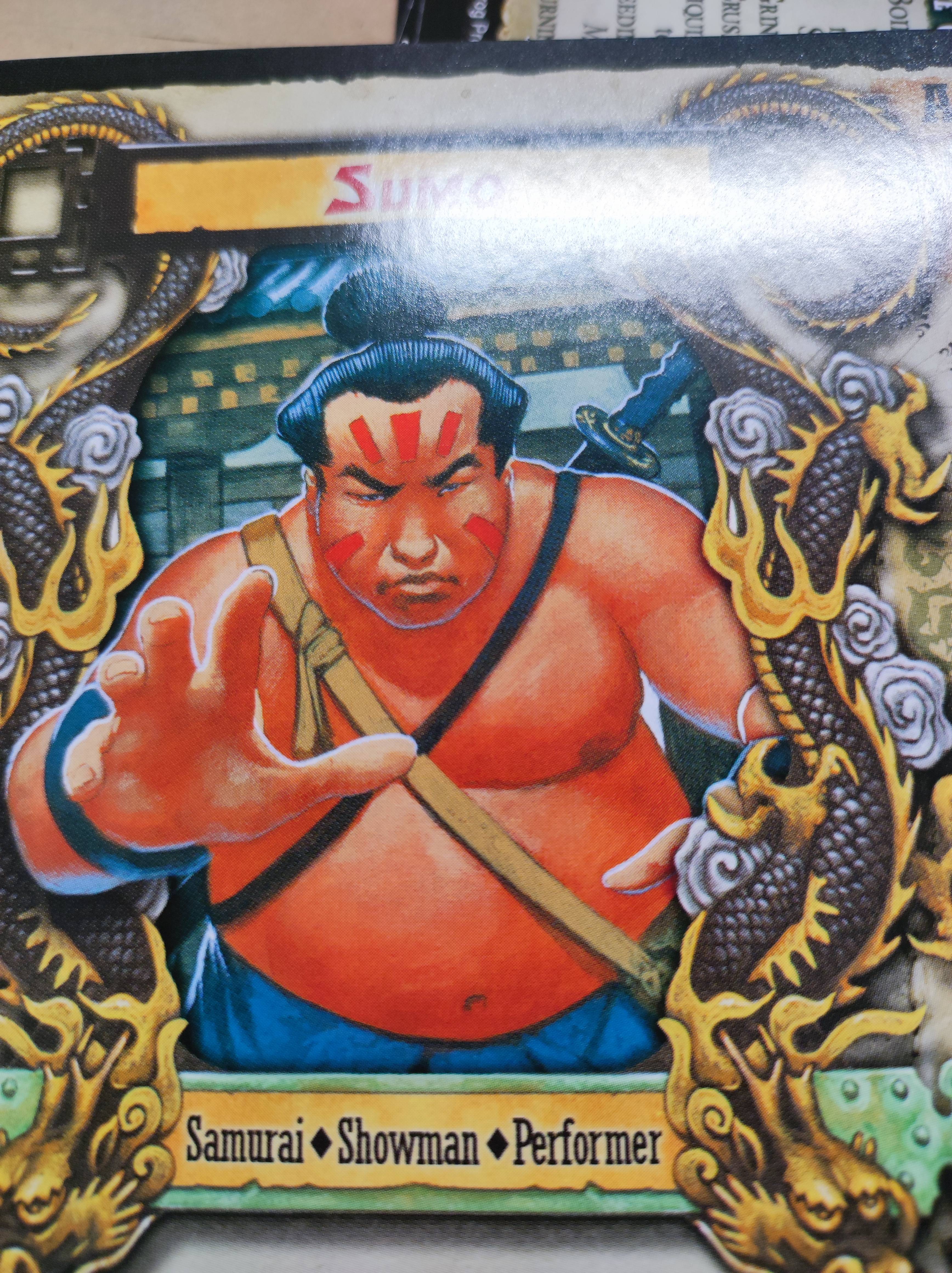 A unique Sumo-inspired painting that captures the spirit of the sport