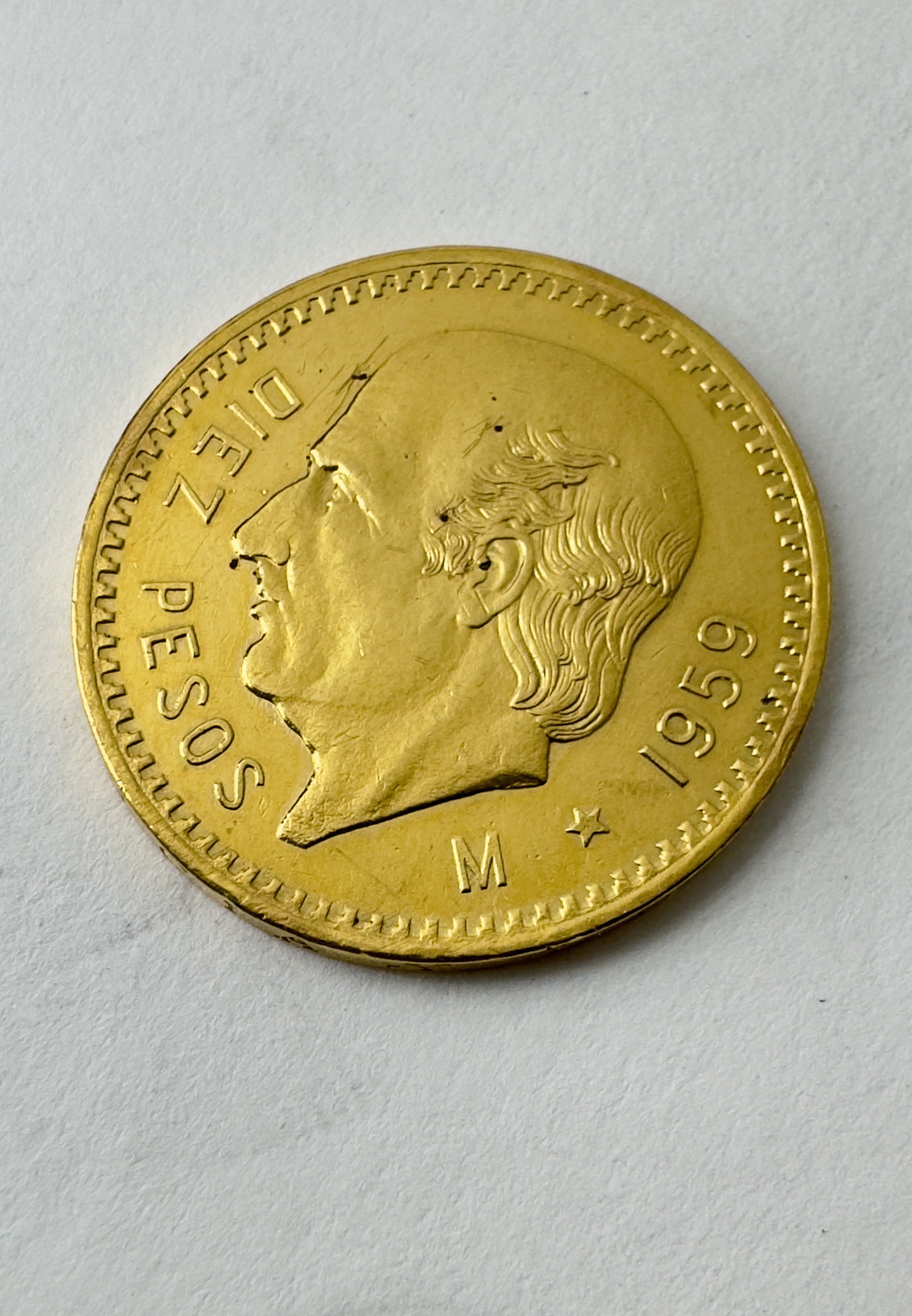 A Glimpse of History: The 1959 Ten Pesos Gold Coin