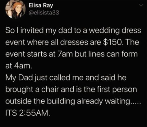 Dads: Masters of Endurance When There's a Seat Available