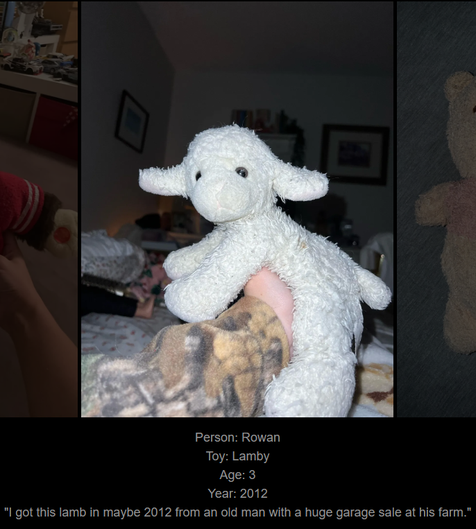 Day 758: Join Me on My Journey at www.saidtheskinhorse.com - Celebrating Childhood Toys! Meet Lamby, Our Latest Addition!