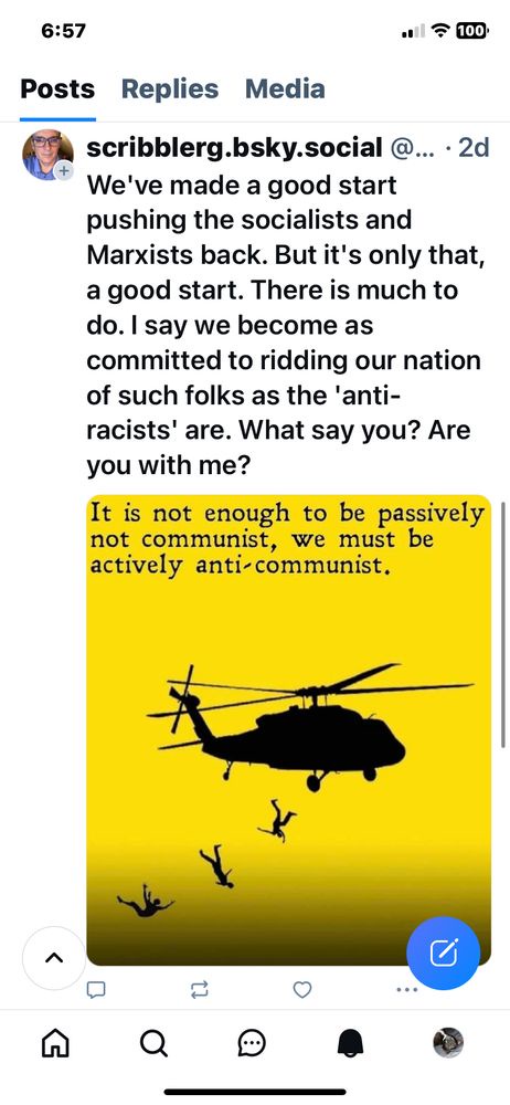 Just your average right-winger promoting extreme measures against 'anti-racists.'