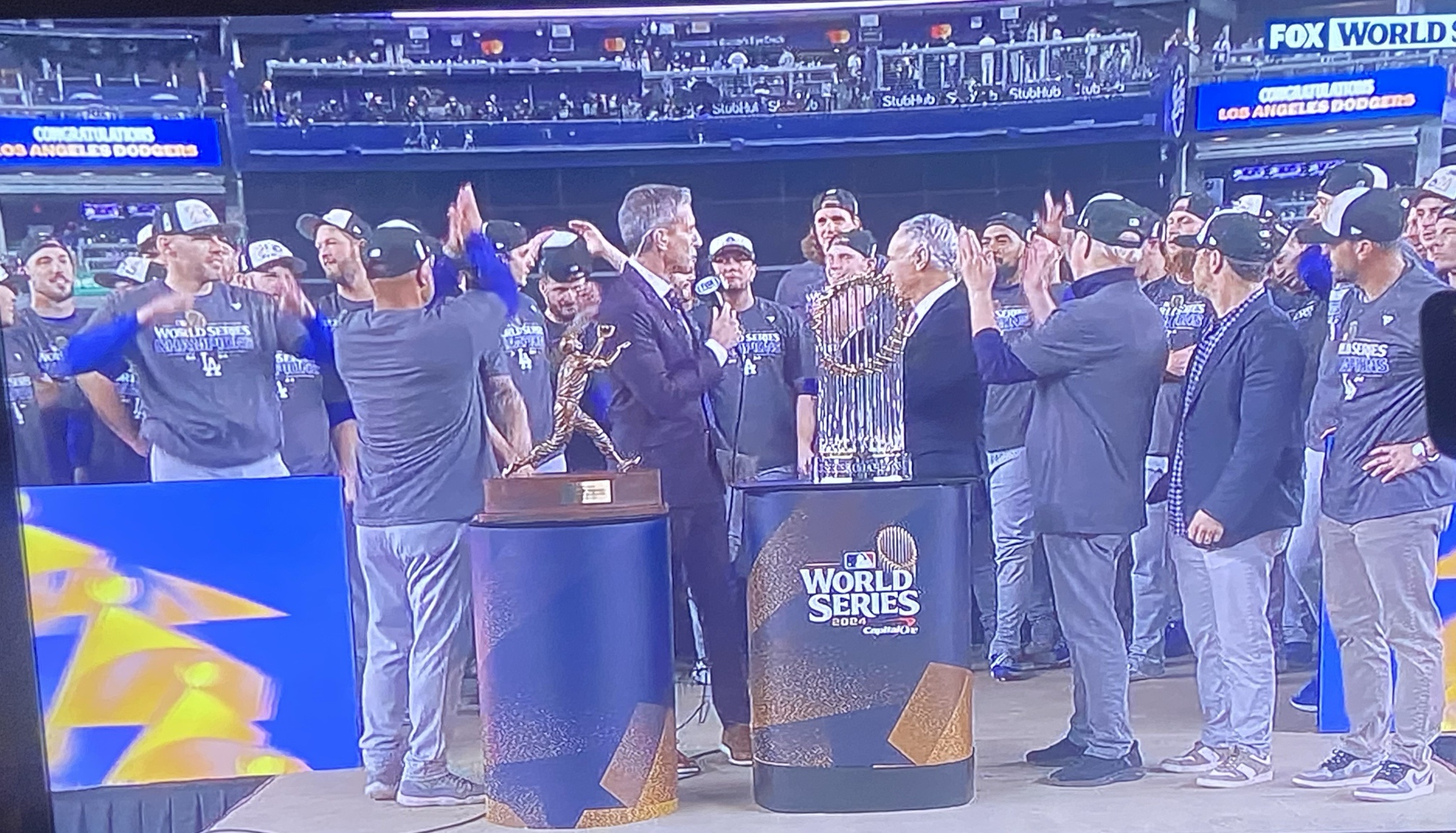 Dodgers Celebrate Their World Series Victory!