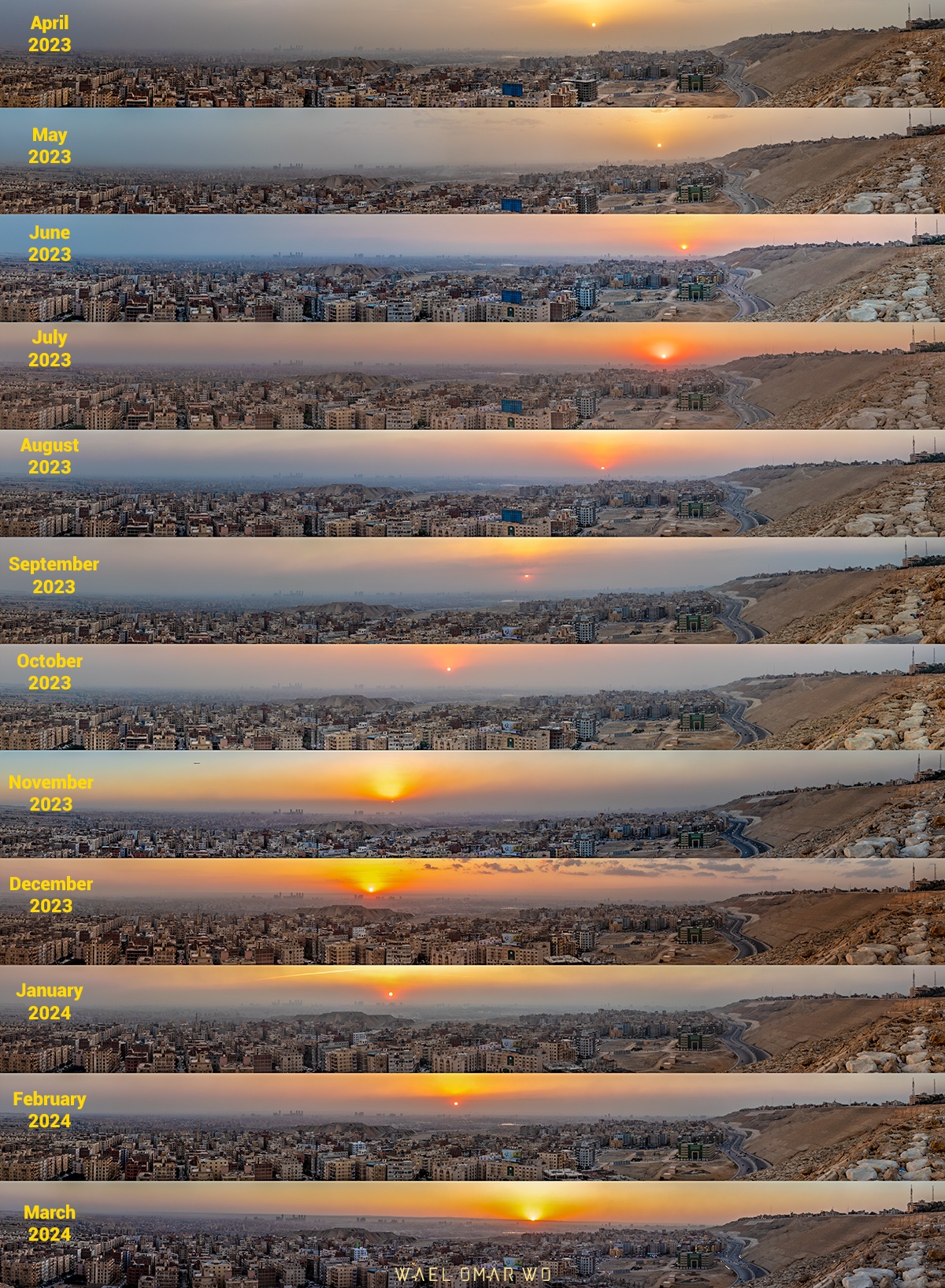 A Year Full of Breathtaking Sunsets