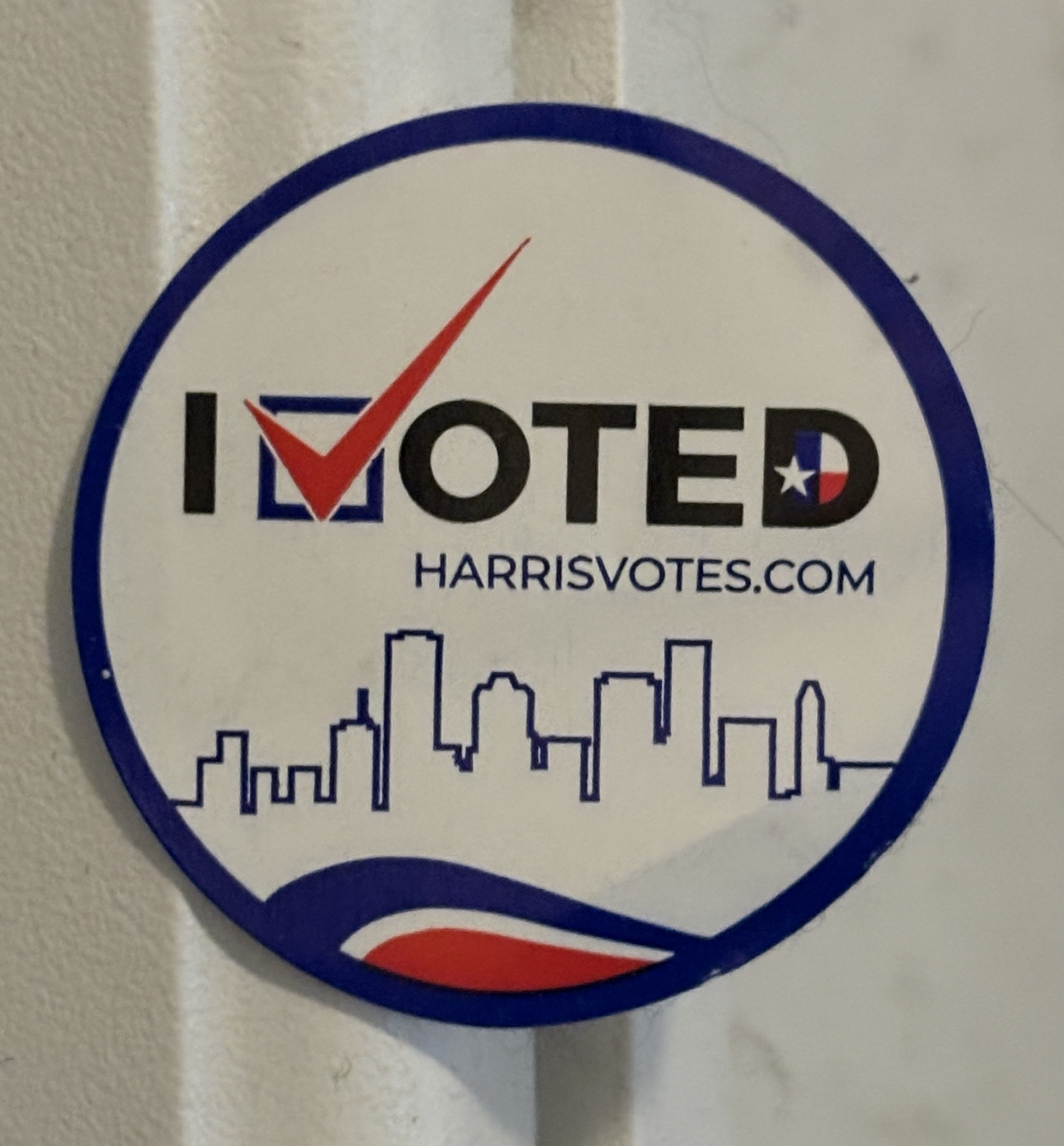 Wear your sticker with pride, not just your ballot!