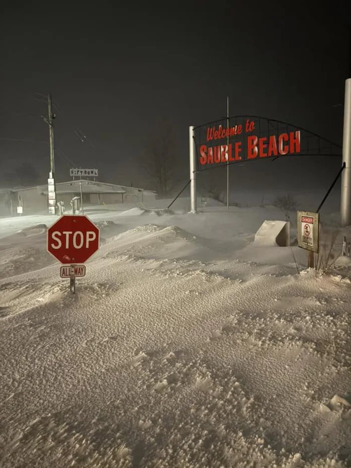 Sauble Beach, Ontario: A Fun Yet Eerie Scene Straight Out of a Climate Apocalypse Movie