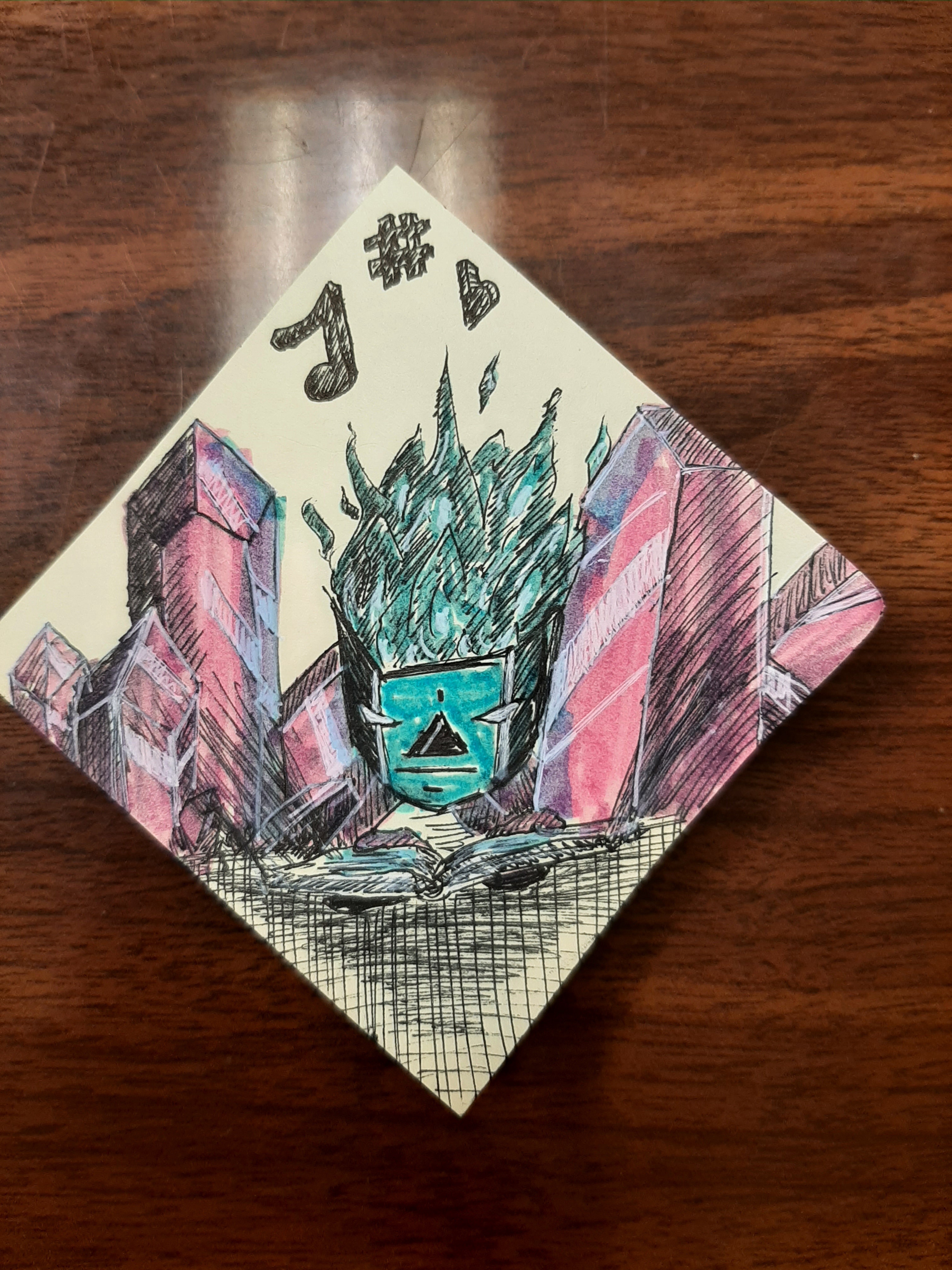 Spooky Reflections: The Haunting of Post-it Notes