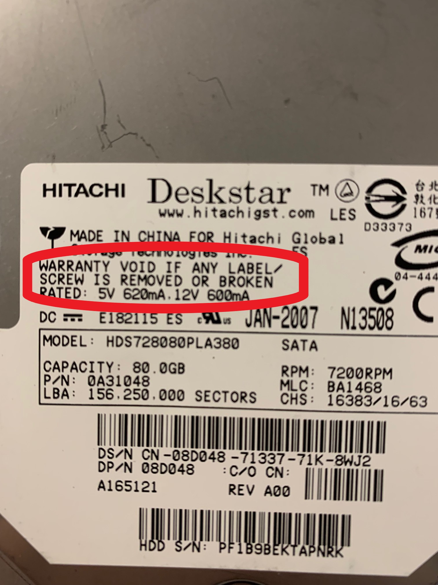 I Swear, I Didn't Touch Any Screws or Labels!