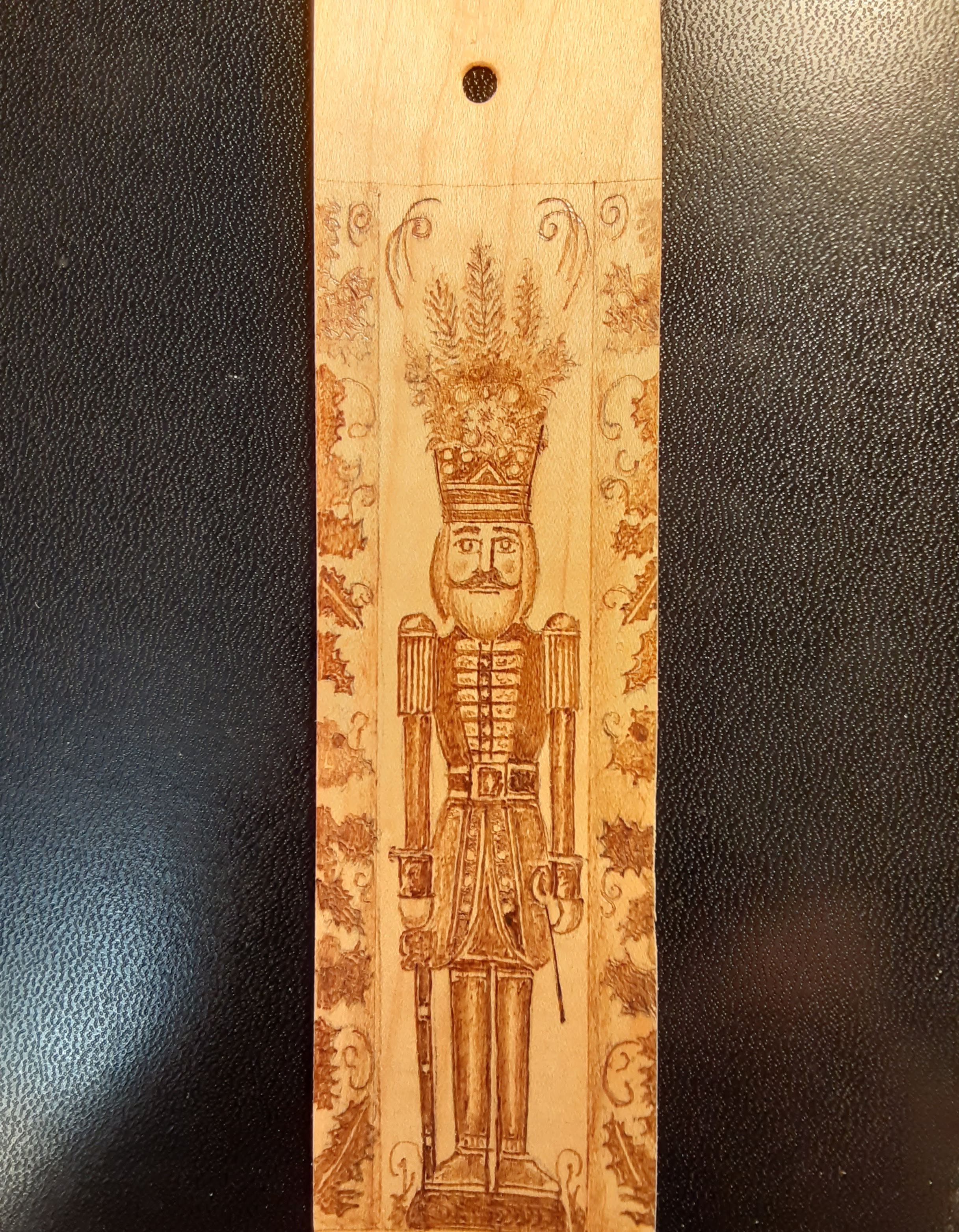 Unique Wooden Nutcracker Bookmark: A Crafty Creation