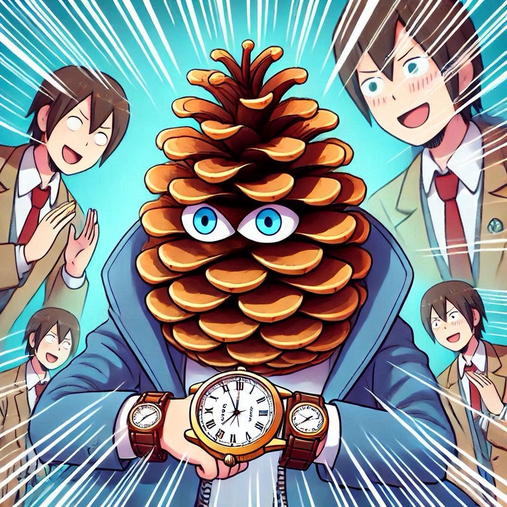 Gaze into My Watches, Soon You'll All Be Part of Team Pinecone