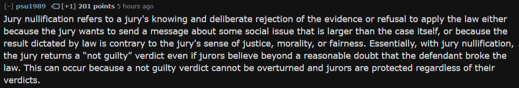 Understanding Jury Nullification