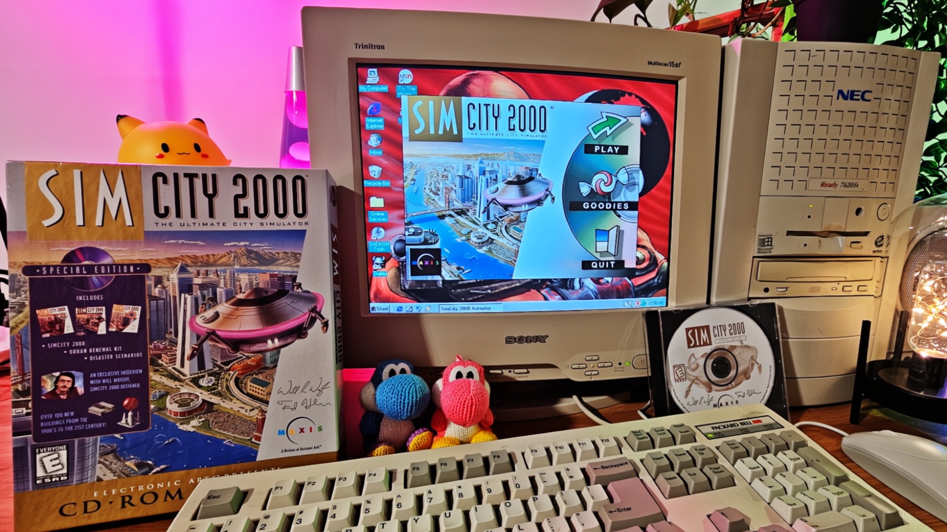 Nostalgia Overload: Playing SimCity 2000 on a Vintage NEC Windows 95 Setup