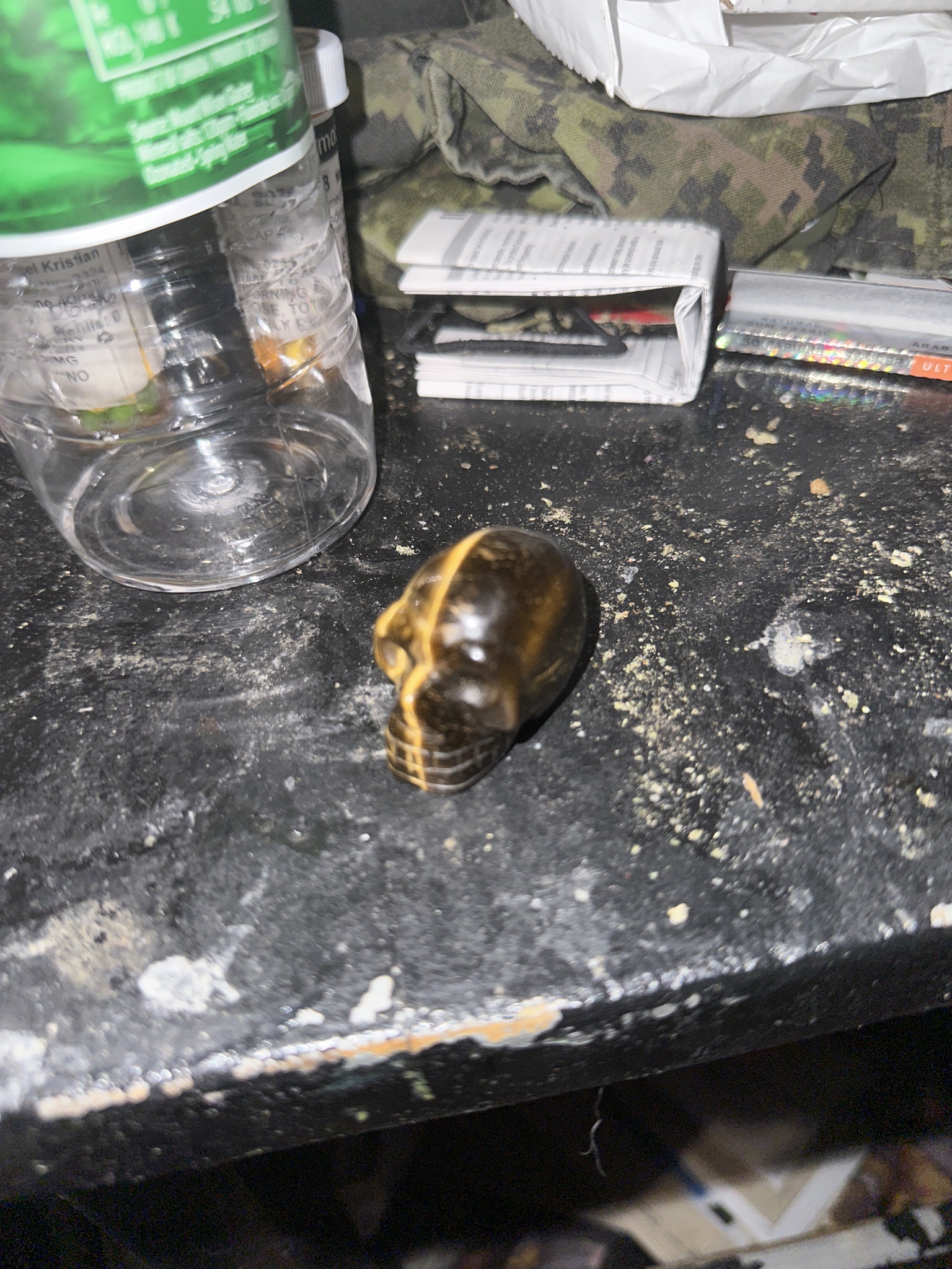 The Enigmatic Tigerseye Skull Gemstone