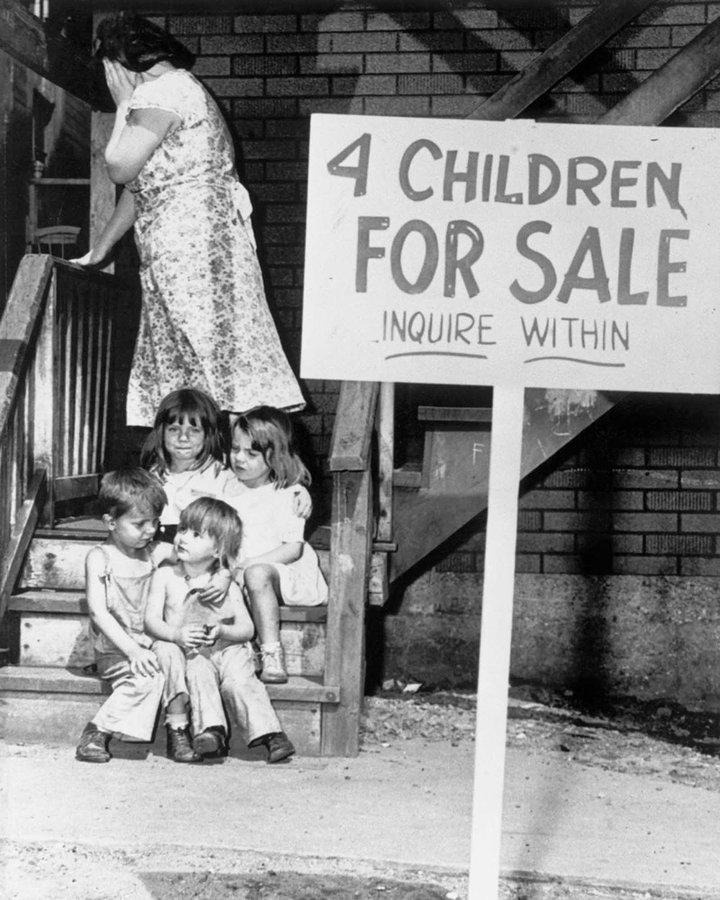 A Son's Journey: Unraveling the Mystery of His Father's Past in the '4 Children For Sale' Photo